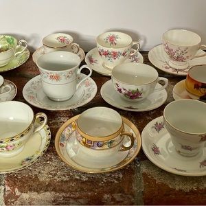 Tea cups galore! Sold.
